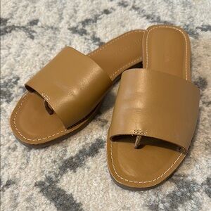 Madewell Brown Slide Sandals